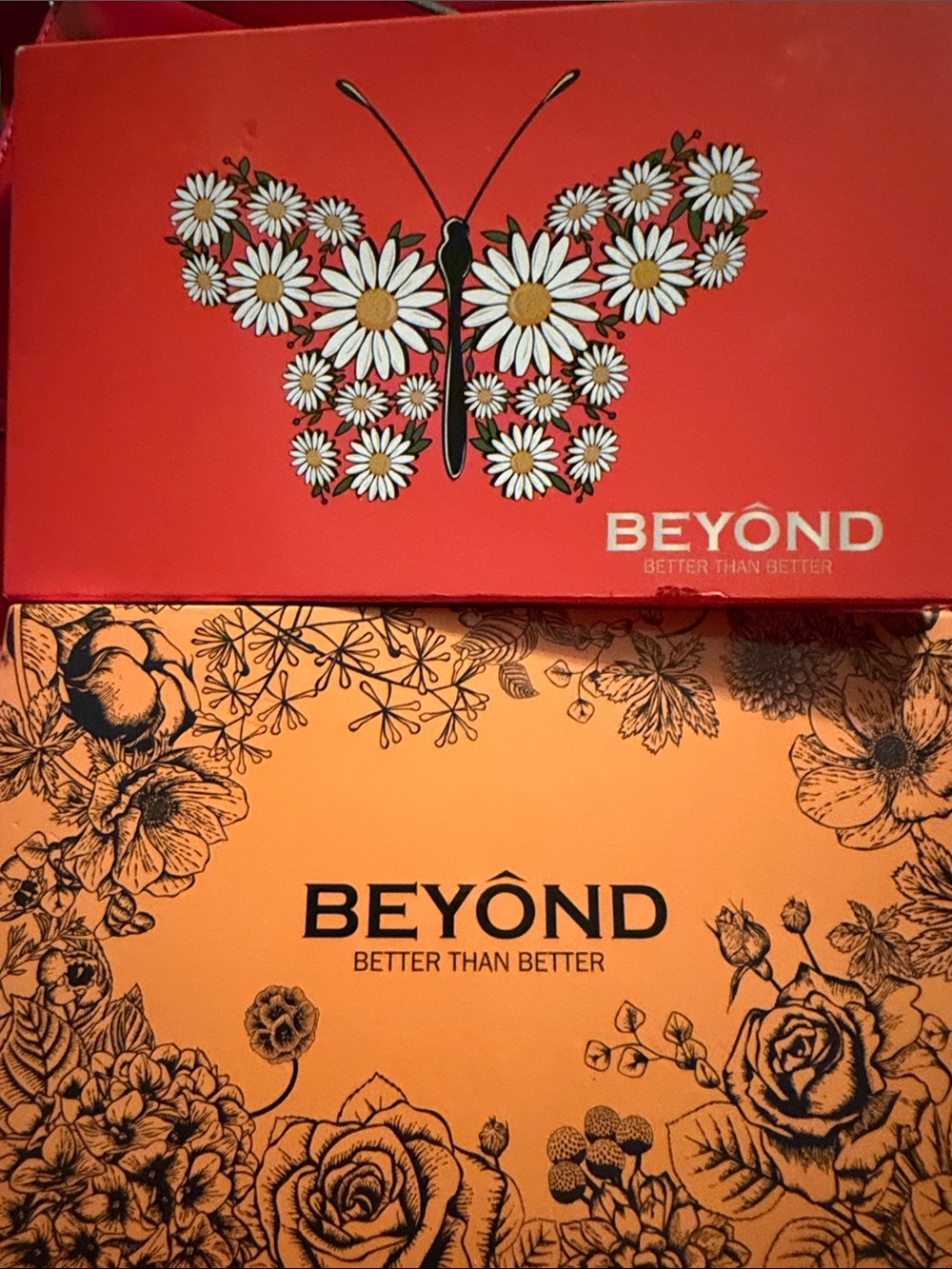 BEYOND Women Makeup Eyeshadow Palette — Red/Orange